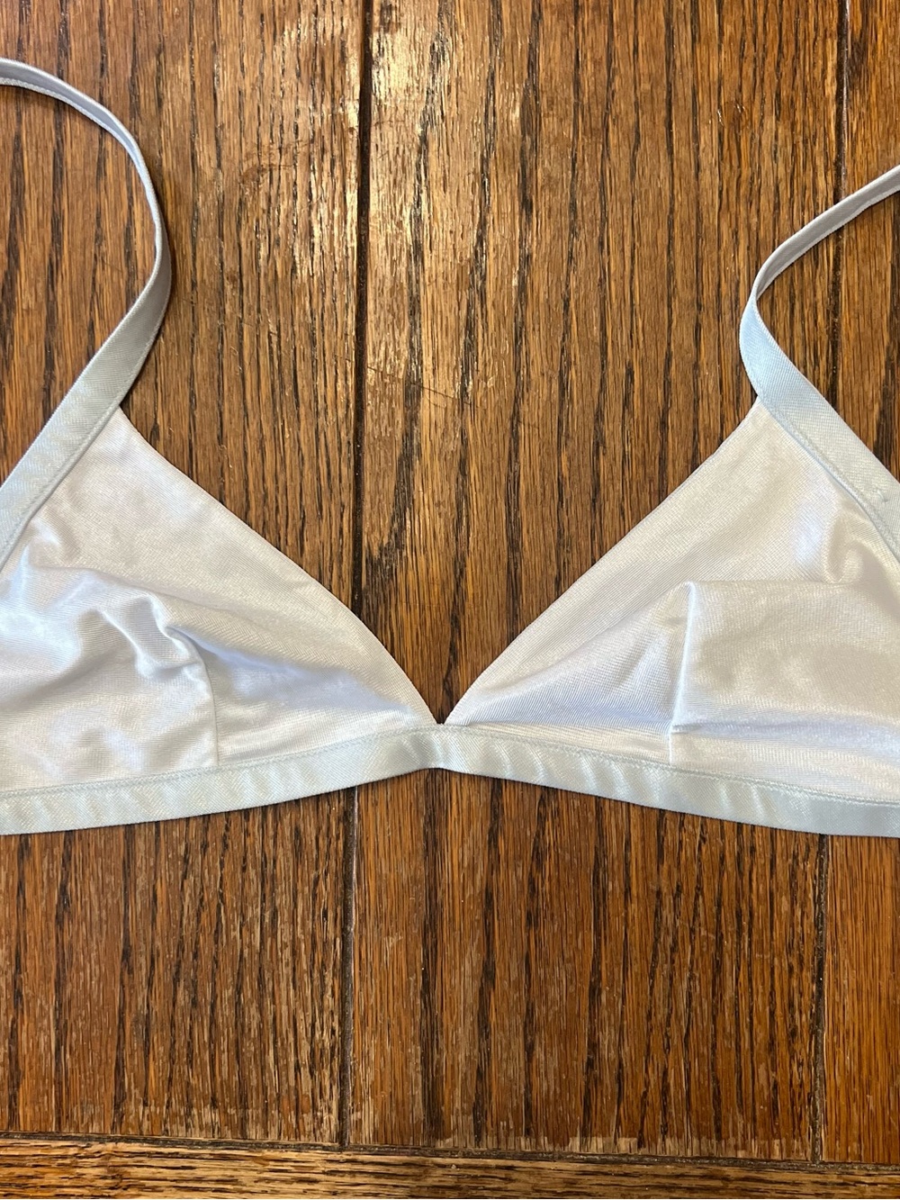 bestform bra vintage 34A Triangle Wirelesss Bralette Style 6212 Blue